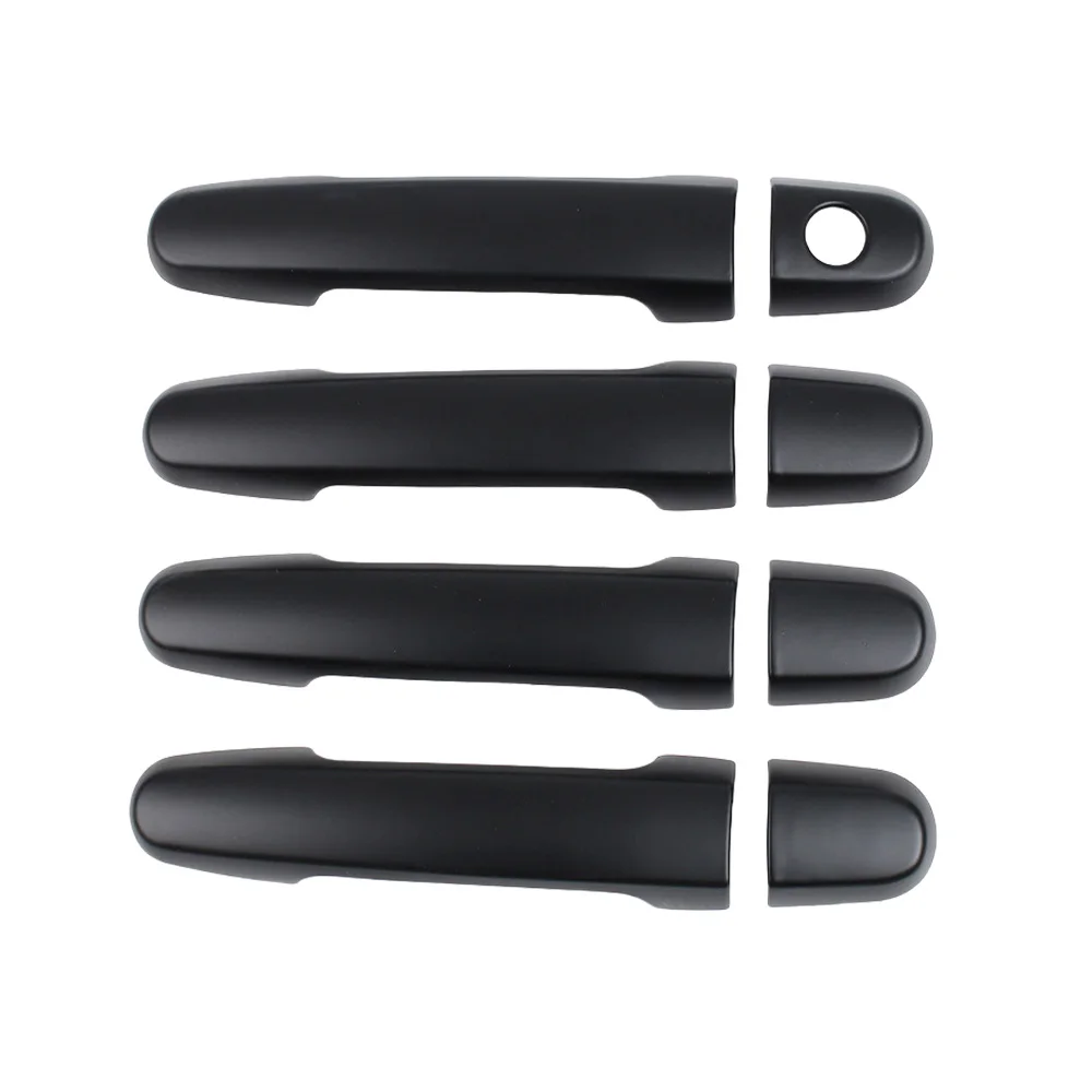 ل 2002 - 2006 لكزس Es300 Es330 XV30 ألياف الكربون كروم فضي ماتي أسود مقبض الباب يغطي تقليم اكسسوارات السيارات