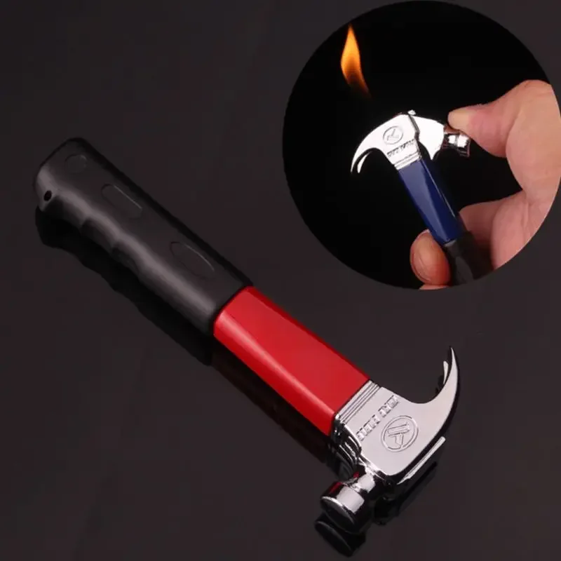 Personalized and creative portable mini repair tool with cartoon design, open flame lighter, axe, novel and funny gift