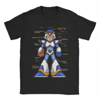 Megaman X     Camiseta Full Armor para hombres y mujeres, impresionante Camiseta de algodón, cuello redondo, manga corta, Idea de regalo