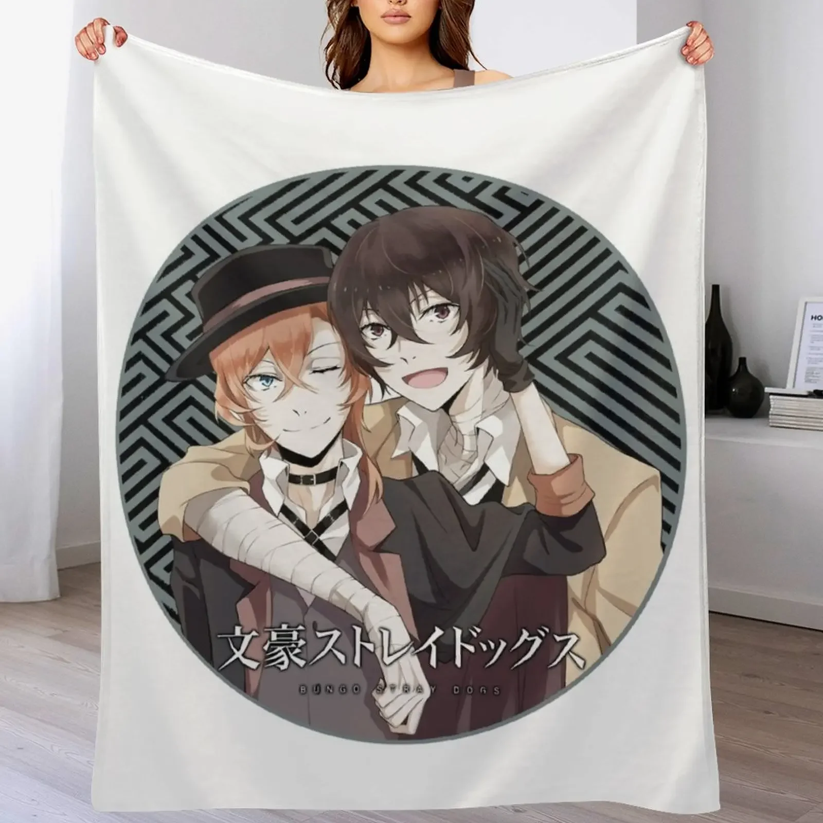 dazai osamu-Chuya Nakahara Throw Blanket Decorative Throw Blankets For Sofas Blankets