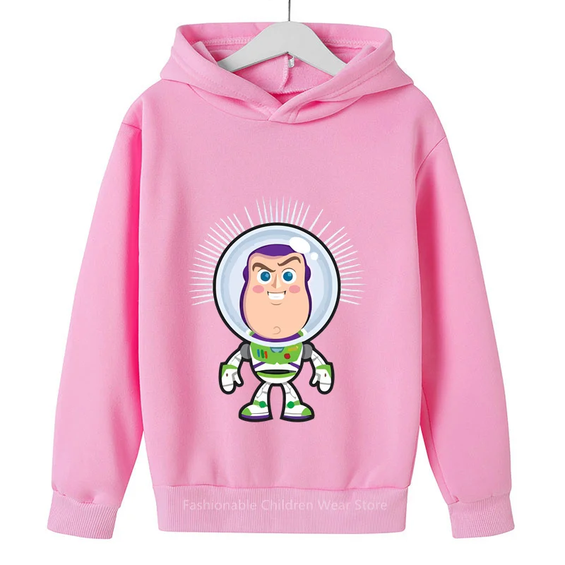 Disney New Toy Story Cartoon Print Kids\' Hoodie Boys Girls Outdoor Casual Korean Fashion Spring Autumn Warm Up Jacket