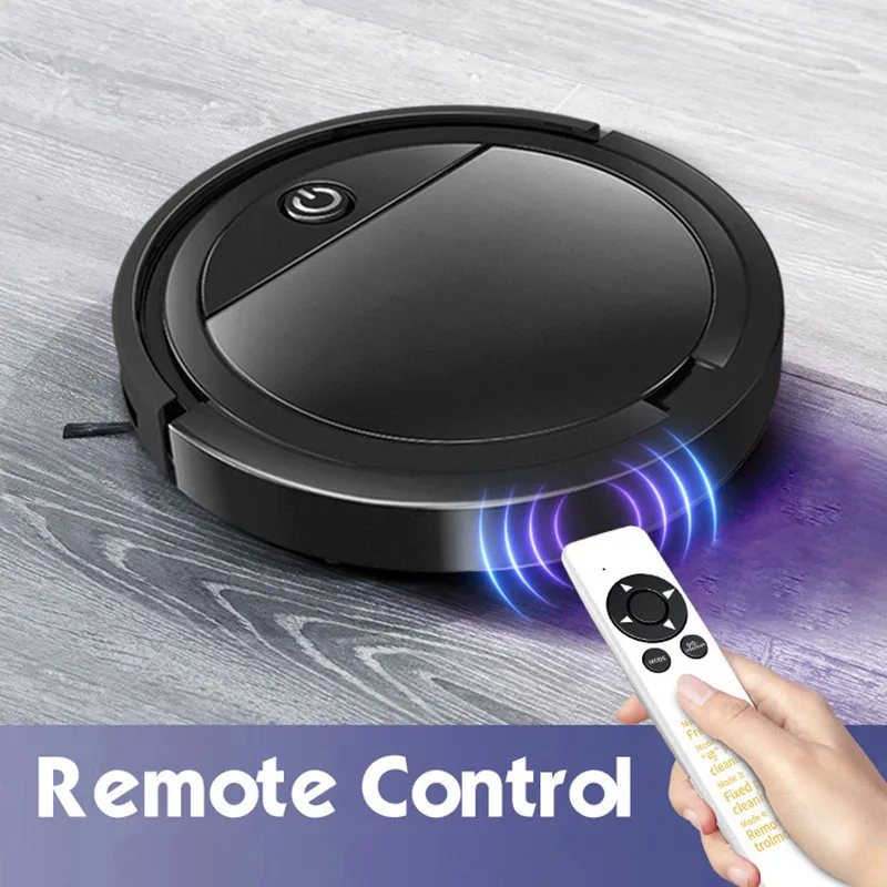 Intelligent automatic floor sweeping dust cleaning robot remote control robot vacuum cleaner, strong suction, low noise