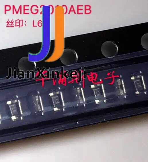 10Pcs 100% ต้นฉบับใหม่ PMEG2010AEB Schottky Diode 1A 20V หน้าจอการพิมพ์ L6 Patch SOD-523