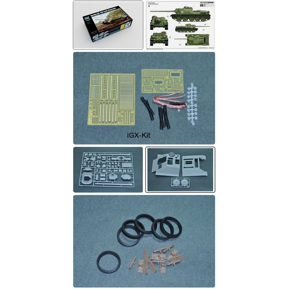 Trumpeter 00915 1/16 Soviet Su100 SU-100 Tank Destroyer Handcraft Collectible Plastic Military Assembly Building Model Kit