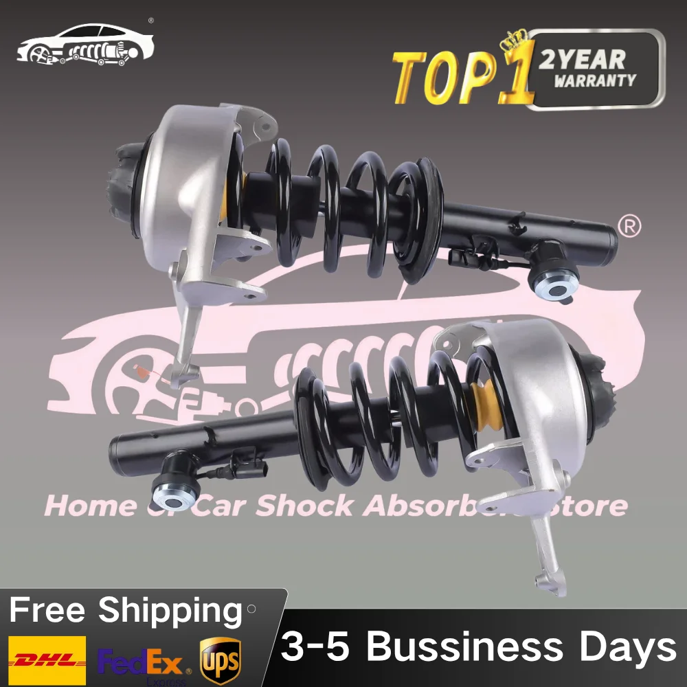 2PCS Front Shock Absorber Struts with Electric For Audi A4 S4 A5 S5 2009-2016 8F0413029 8F0413029B
