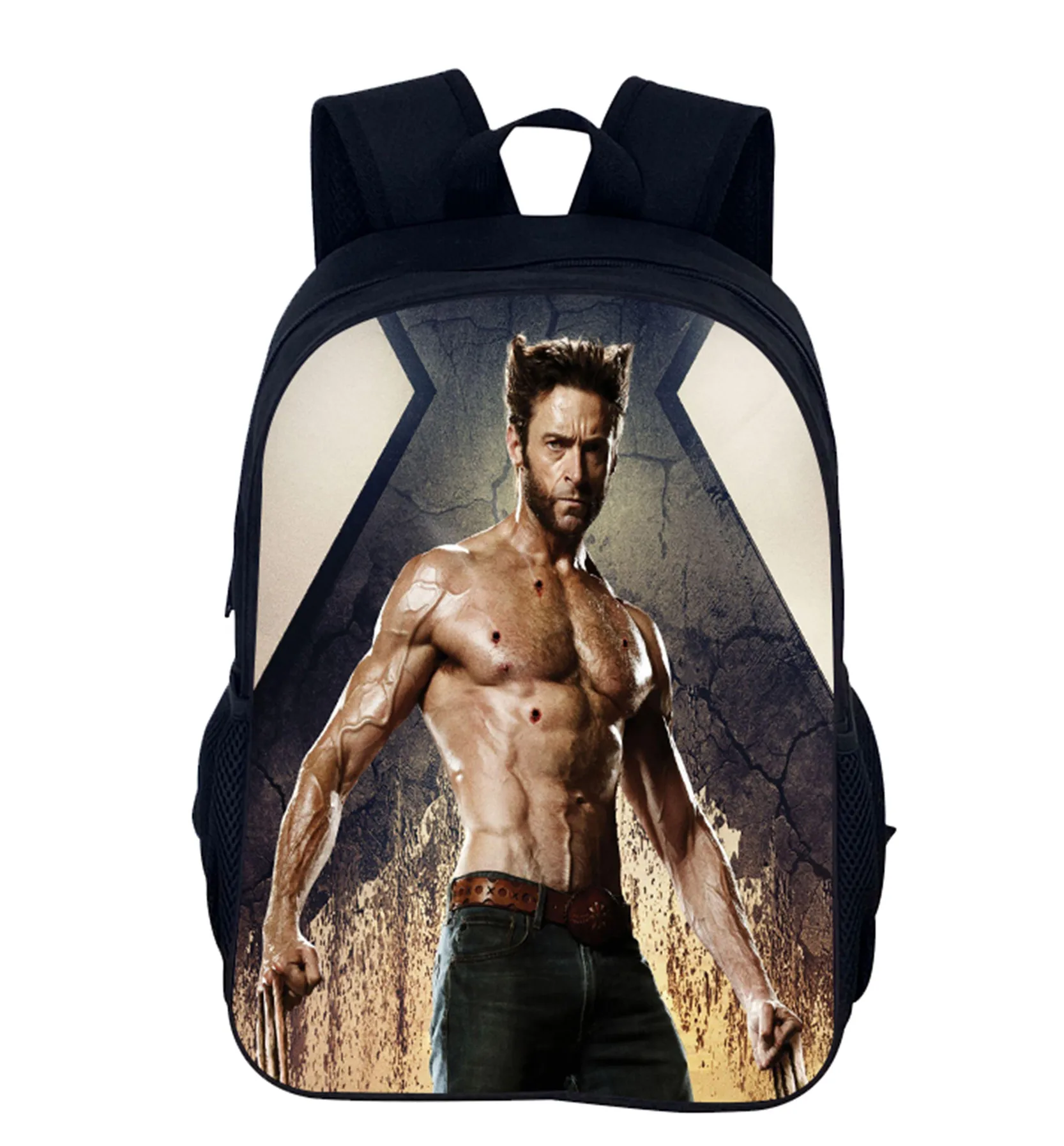 Marvel Wolverine Fashion Backpack Classic Large Capacity Daypack,Children Lightweight School Knapsack for Unisex Boy Girl
