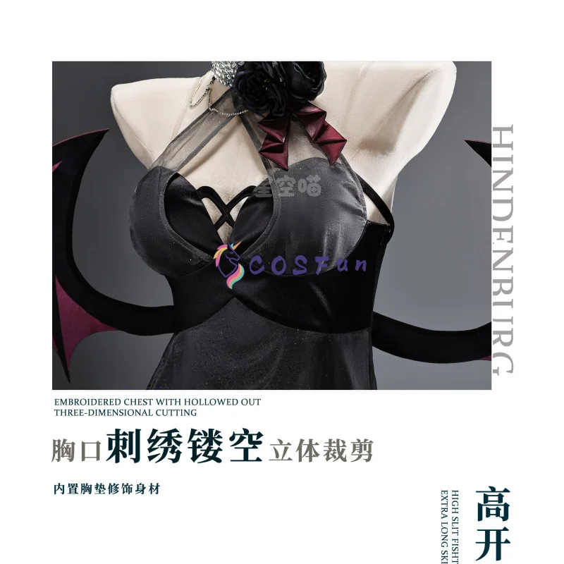 Azur Lane Schlachtschiff H Hindenburg أزياء تنكرية كوس لعبة أنيمي زي حفلة الهالوين لعب دور الملابس الملابس COSFun