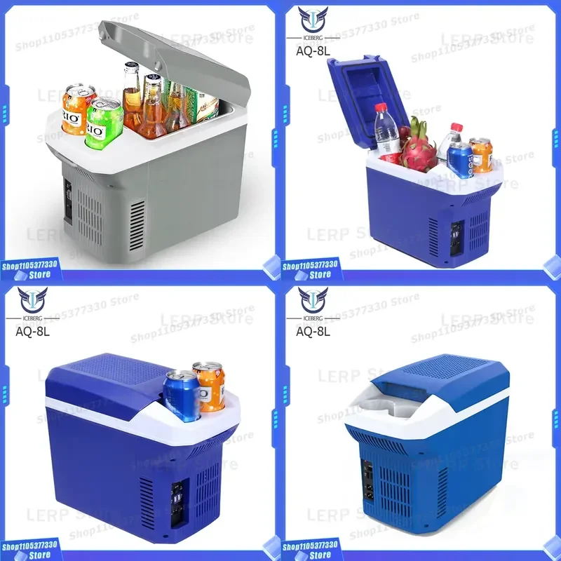 Hot 8L Mini Car Fridge 12V for Car and AC220V for Home Car Cooler Box for Campming