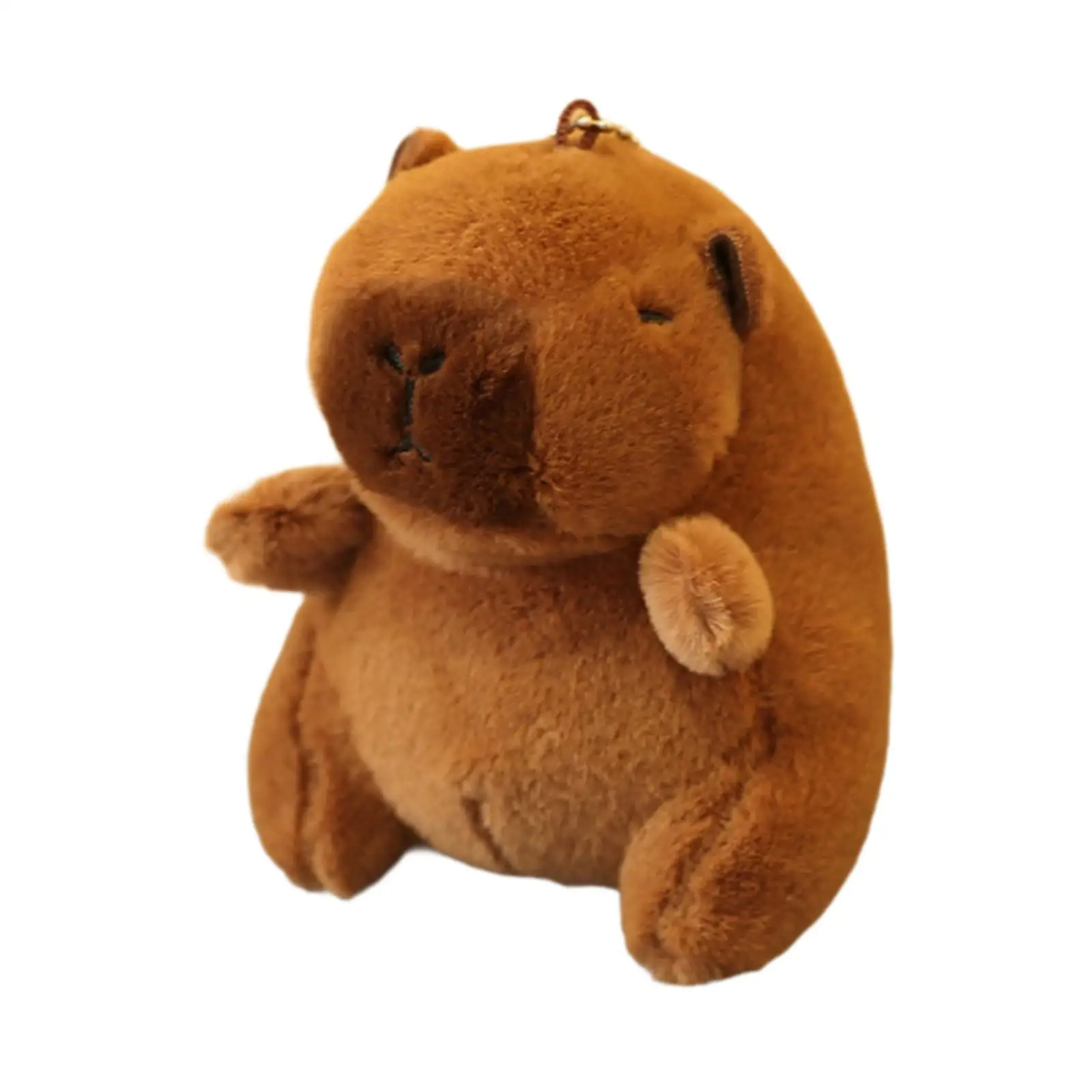 Capybara Plush Toy Keychain Purse Charming Pendant Capybara Stuffed Animal for Friends Family Kids Adults Lovers Birthday Gift