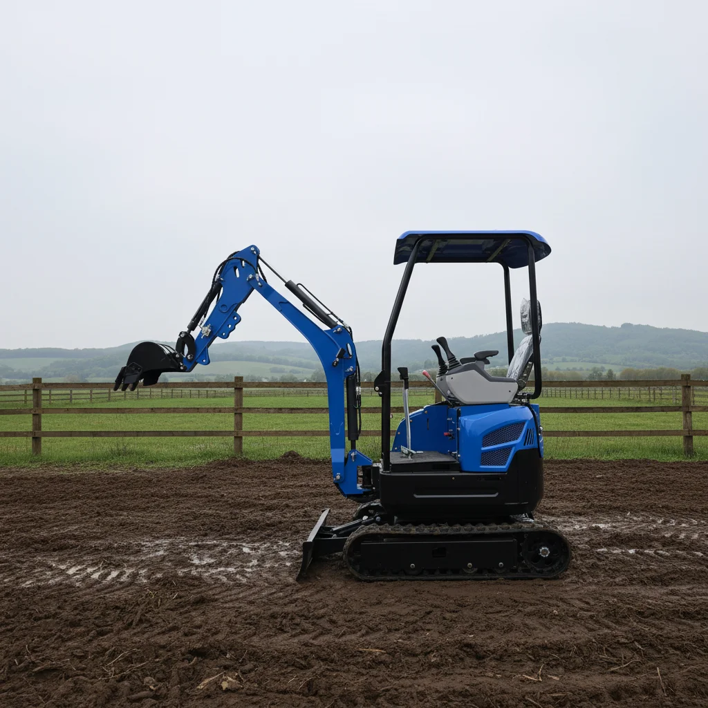 

1 Ton Hydraulic Mini Wheel Excavator Kubota Used Small Digger Excavadora For Garden
