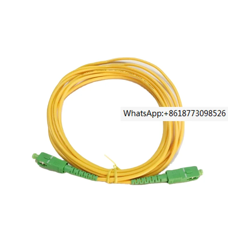 

Fiber cable FTTH optic patch cord 1m 2m 3m 0.9mm green sc apc connector OLT ONU EDFA