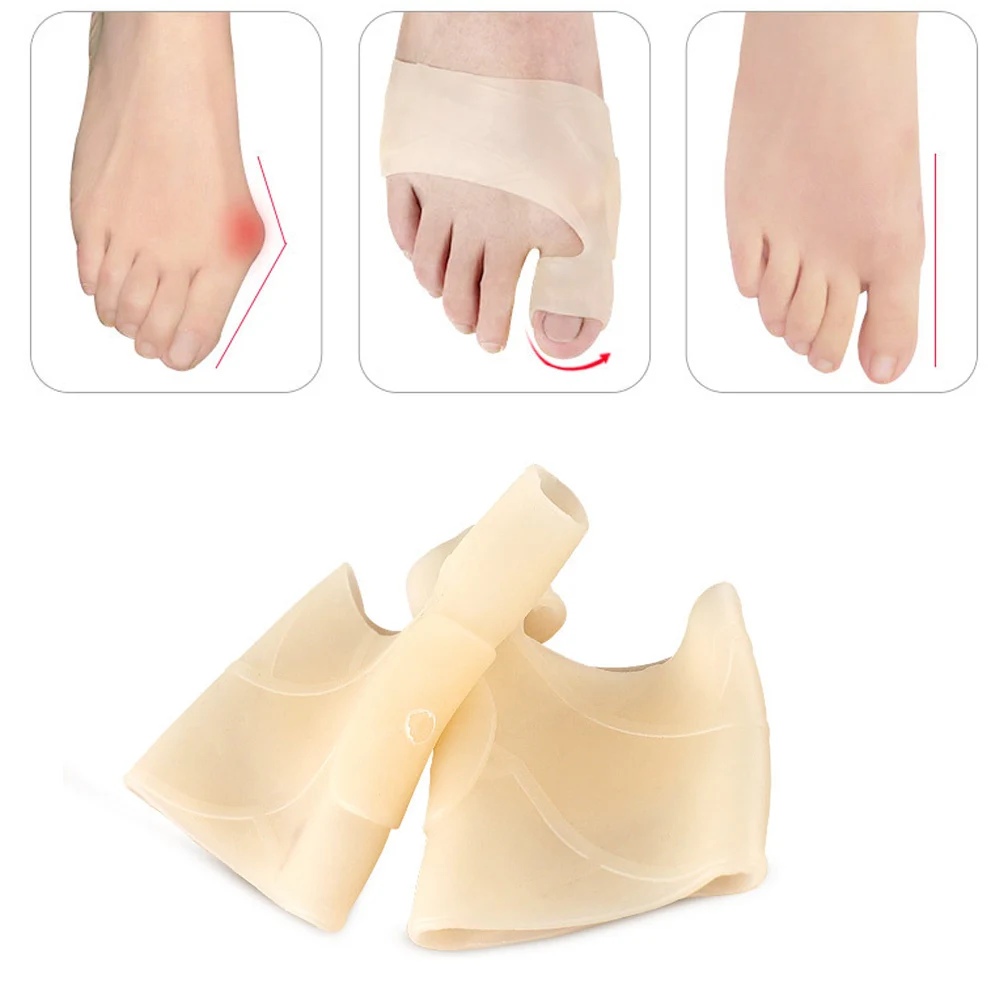 Tcare 1Pair New Gel Orthopedic Bunion Corrector Sleeves - Foot Bunion Protector- Hallux Valgus Original Big Toe Bunion Corrector