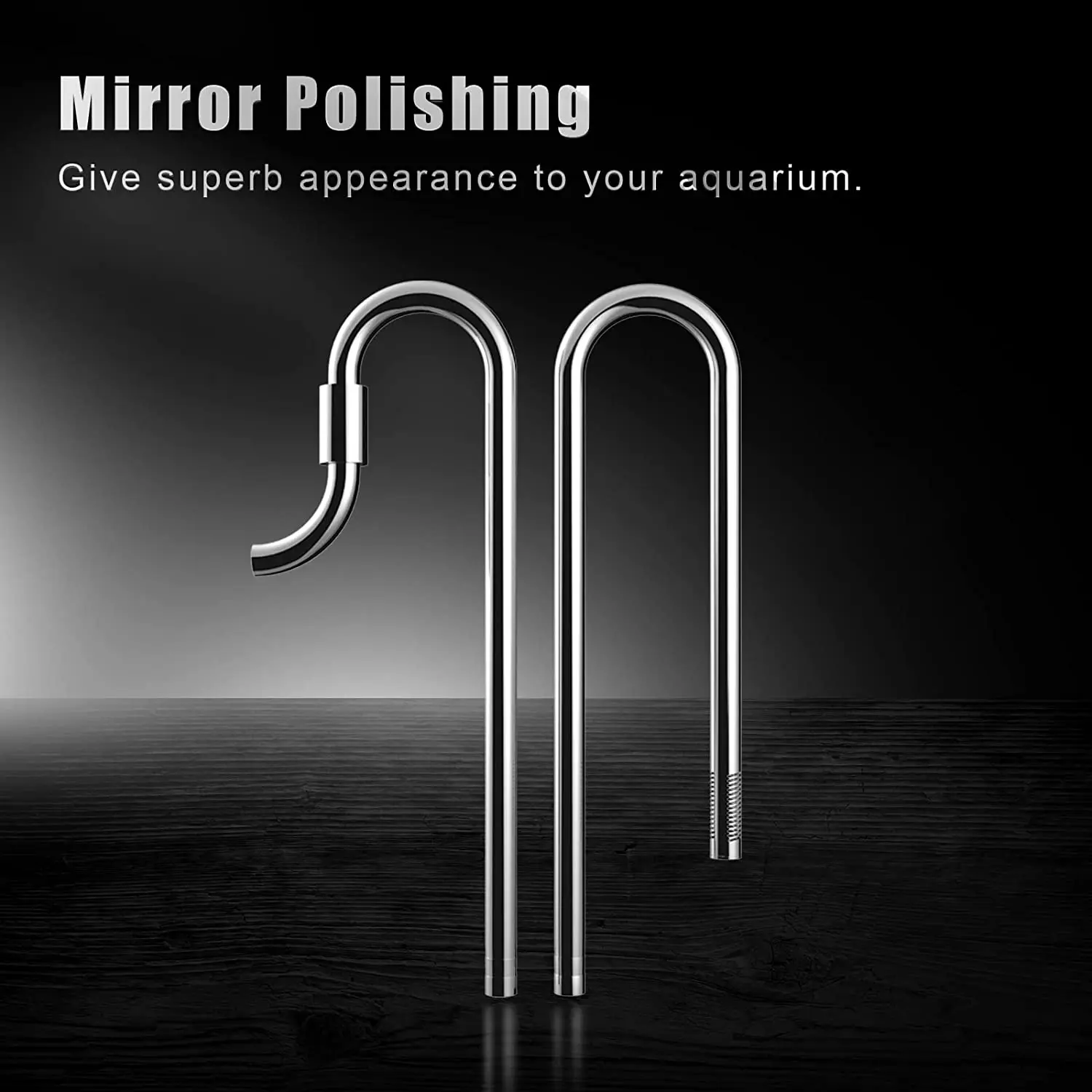 Stainless Steel Pipe Set Aquarium Inflow & Outflow For Filter System Water Plant Tank Lily Skimmer Filter ADA  Arcylic 13/17mm