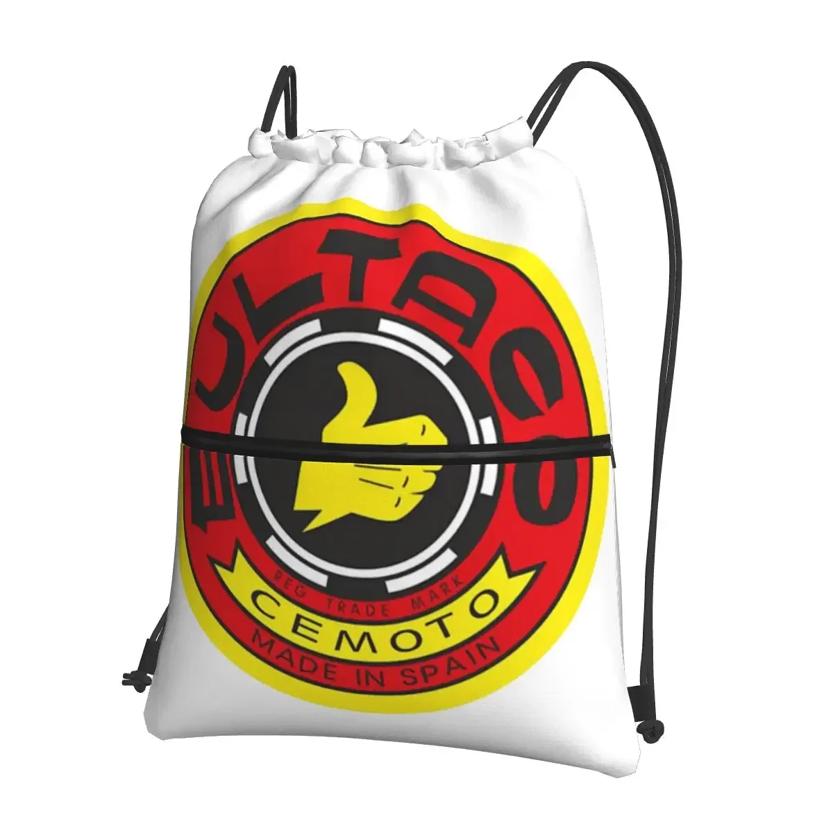 Bultaco Motorcycles Portable Backpacks Drawstring Bag Multi-function Drawstring Bundle Pocket Book Bags For School Students