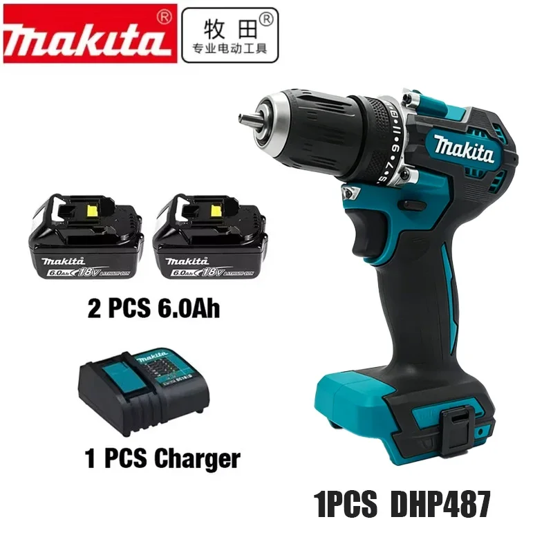 

Battery Makita DHP487 18V LXT Brushless Cordless Impact Drill Motor Compact Hammer Driver Rechargeable Screwdriver Power Tool