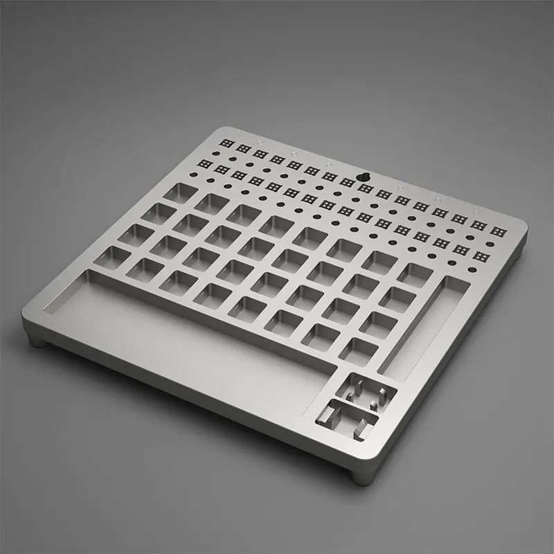 Imagem -03 - Switch Oiling Aluminum Plate 32 Switch Tester Multi-função Durável Switch Opener Ferramenta Faça Você Mesmo Teclado Mecânico Prata