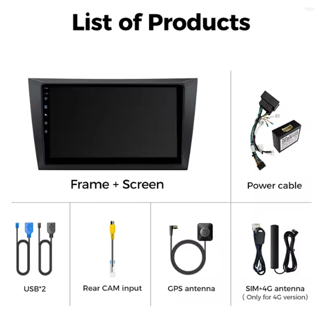 Android 16 Car Radio For Volkswagen VW Golf 6 MK6 GTI 2008-2016 Wireless Carplay Auto Radio Car Multimedia 4G DSP RDS WIFI 2 Din