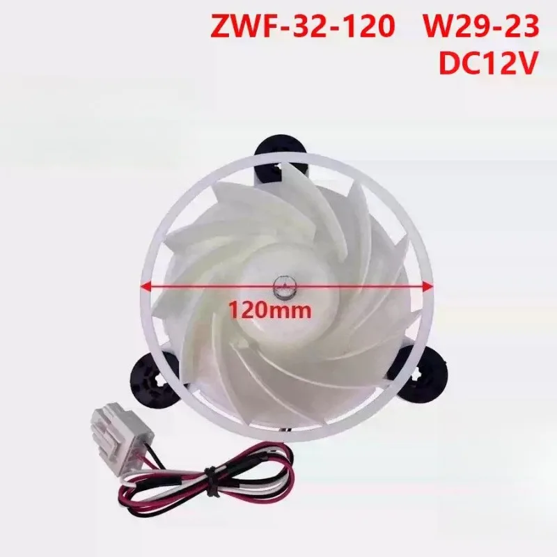 ZWF-32-120 W29-23 DC12V 2.5W 1870RPM Refrigerator Freezer Cooling Fan Motor Replacement Evaporator Fan Accessory