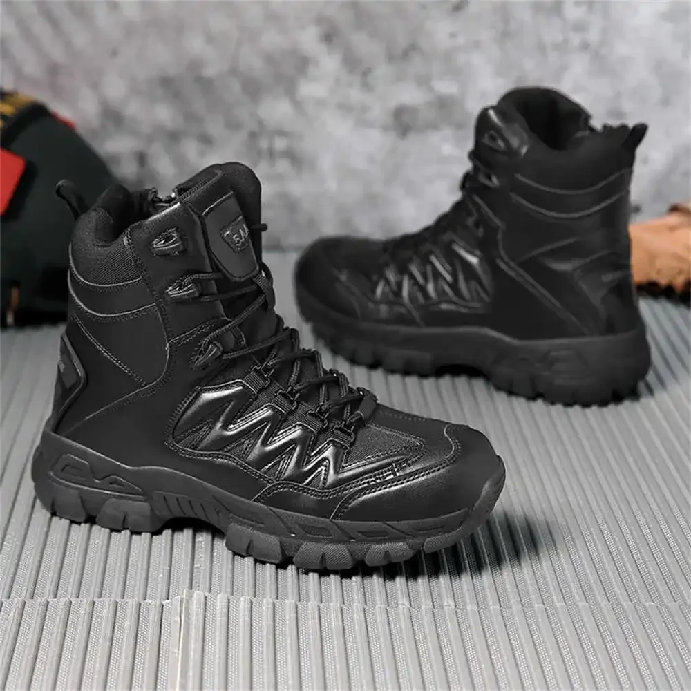 Piel de becerro 40-45 botas negras zapatos altos para hombre zapatos deportivos zapatillas de deporte para hombre en oferta Skor Out nueva clase Popular profesional rápida