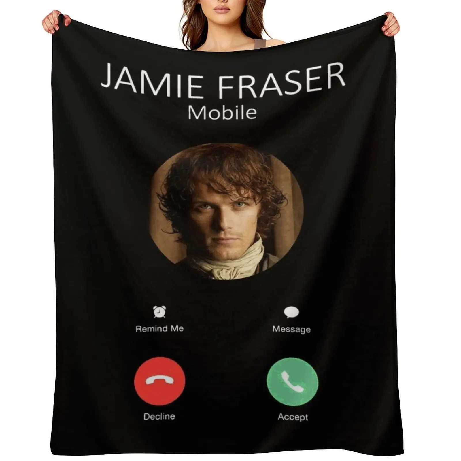 

Gifts For Men Jamie Fraser Calling Cute Gift Throw Blanket wednesday Decorative Sofas Tourist Blankets