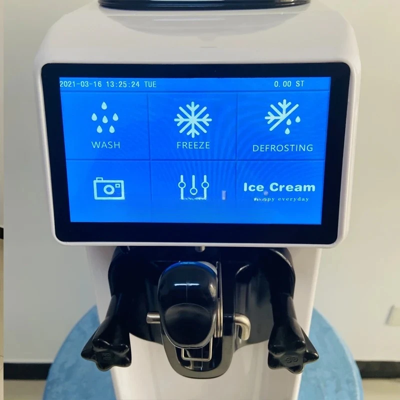 Commercial Soft Ice Cream Machine With Air Pump, High-Quality Frozen Yogurt Machine