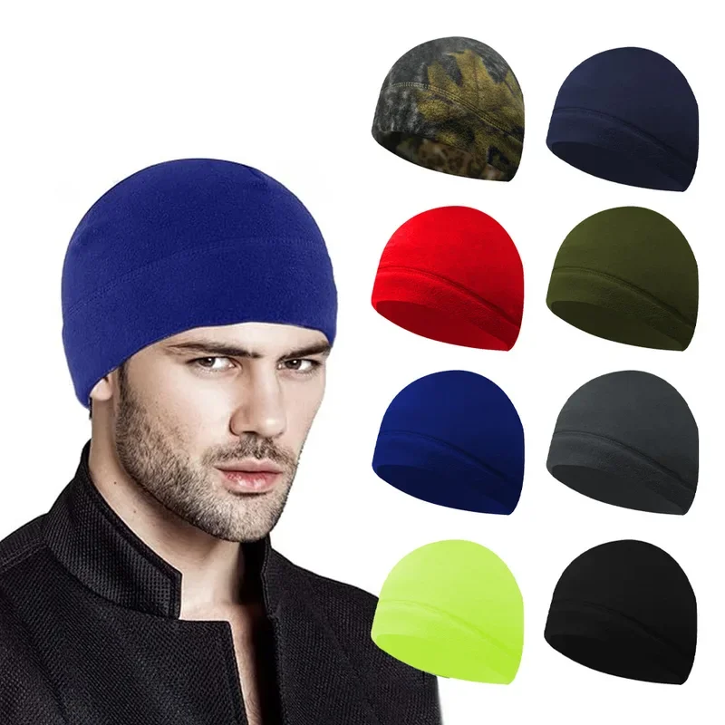 New Unisex Windproof Polar Fleece Warm Beanie Hat Cap Male Winter Ski Cycling Cap Hat For Womenkullies Hip Hop Hats