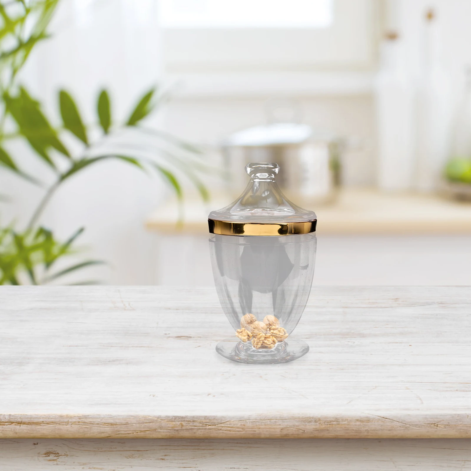 

Chocolate Candy Bowl Sugar Container with Lid Sweets Jar Decorative Jars Acrylic