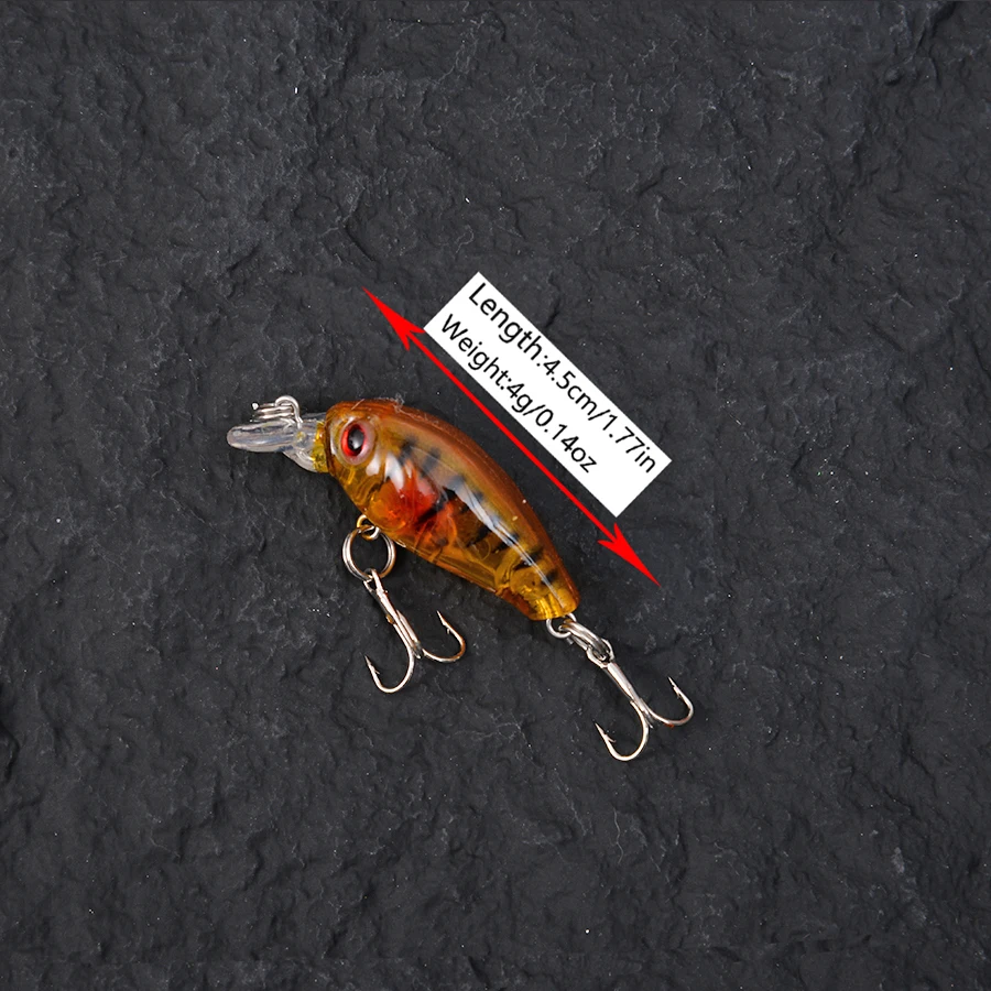 5PCS Rocker Pike Floating Surface Crankbaits Fishing Lures Hard Baits Artificial Wobbler For Trolling Bass Carp Fishing Tackle
