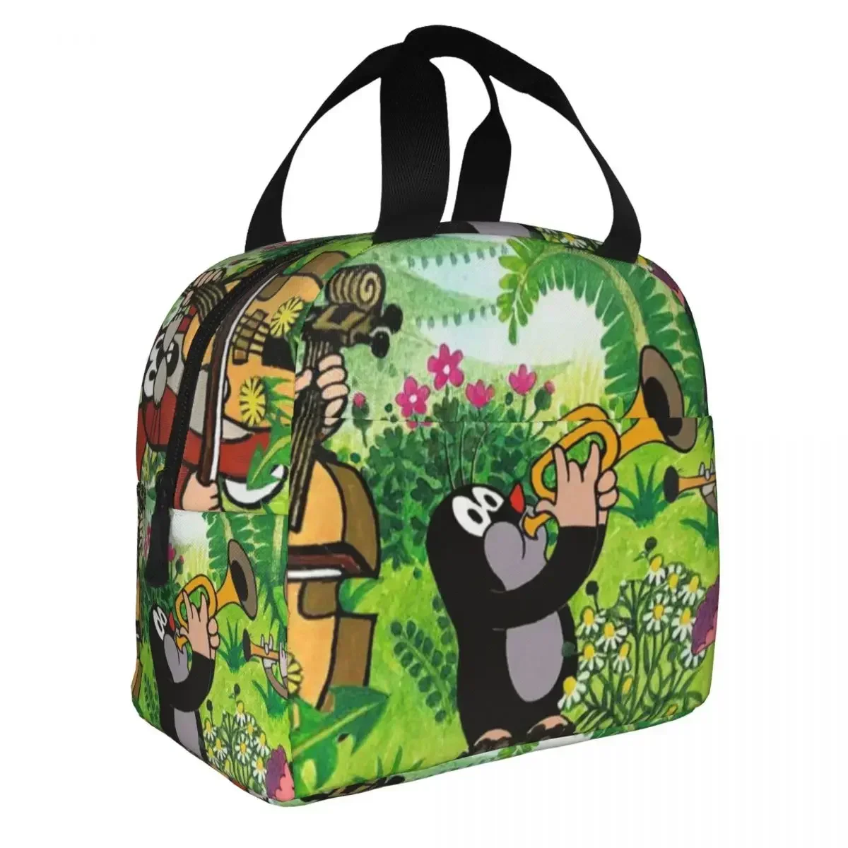 Custom Bag Custom Custom Czech Cartoons Krtek Mole Insulated Lunch Bag For Women Resuable Comics Cooler Thermal Lunch Tote Beach