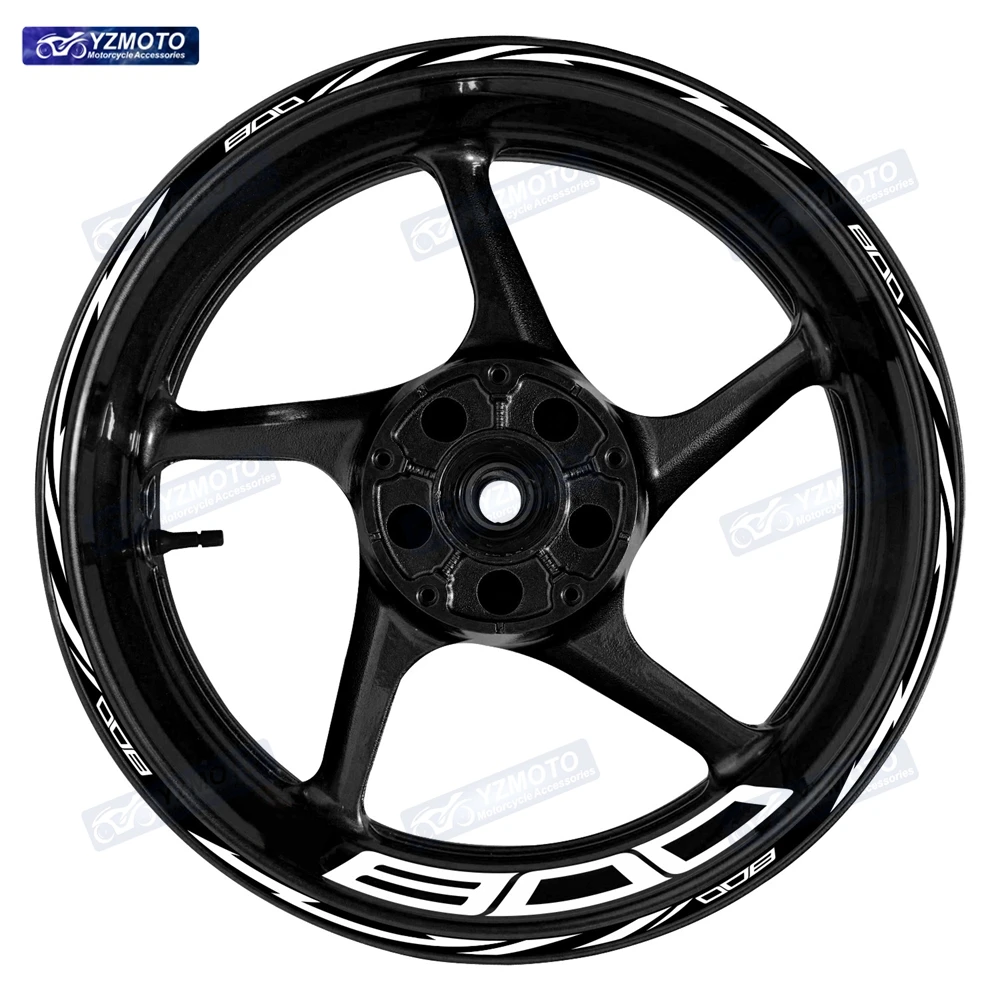 

Для мотоцикла Z800 17-дюймовые наклейки на передние и задние гоночные колеса, светоотражающий обод автомобиля, аксессуары для мотоциклов, лента-концентратор, наклейка, наклейка