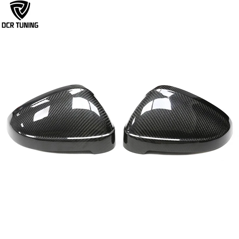 B9 Dry Carbon Fiber Mirror Cover for Audi A5/S5 RS5 A4/S4 RS4 B9 2016+ Wing Casing Replace Shell W/h Blind Lane Assist