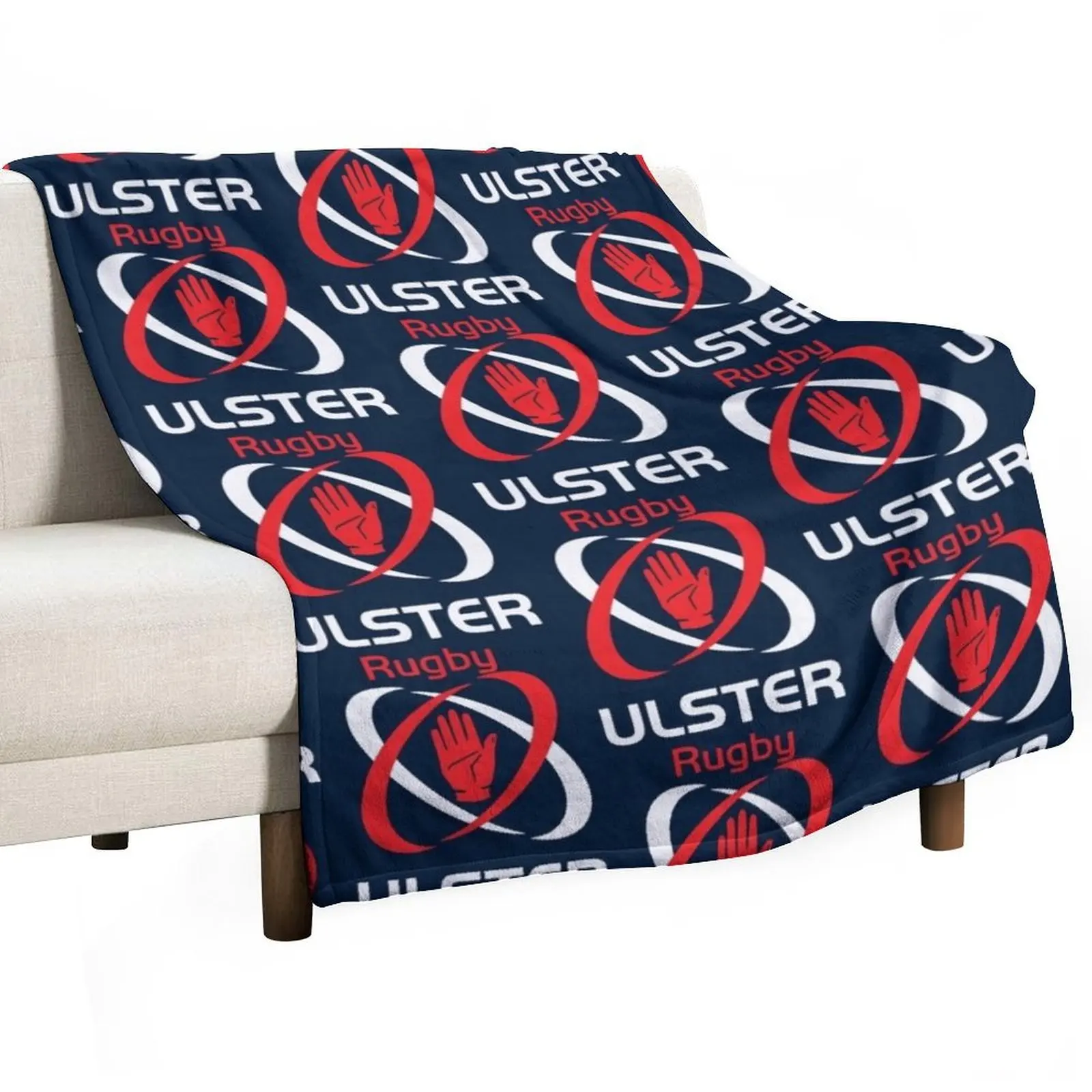 IRFU - Iconic Ulster Rugby Design Throw Blanket funny gift Thin Blankets