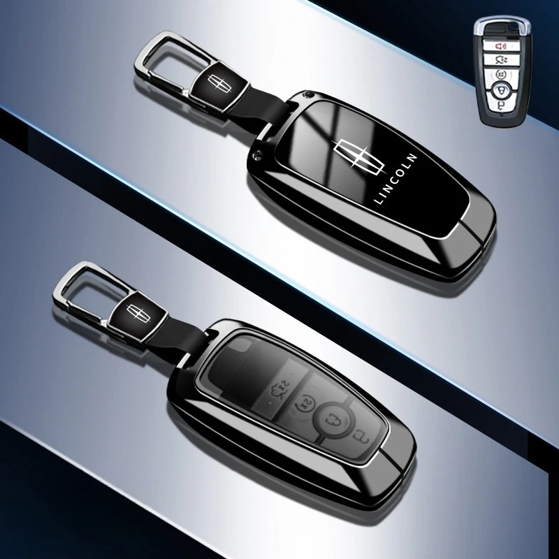 For Lincoln Continental MKC MKZ MKX Navigator Z Nautilus Aviator Corsair 2017 2018 2019 2022 TPU Car Key Cover Case Bag Keychain