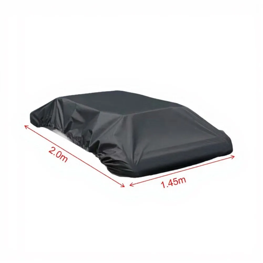 Waterproof Cargo Cover Car Roof Cover Oxford Fabric Material Weather Resistant Design Black For Sunny Parking Lots