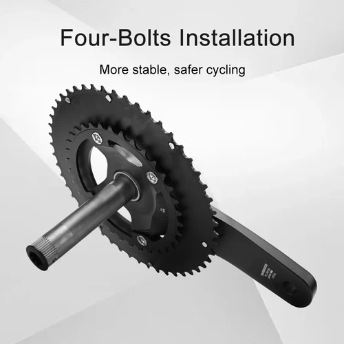 Imagen 2 del producto GOLDIX 110BCD 2X plato doble 9-12S plato de bicicleta de carretera 7075 aleación de aluminio 4 pernos rueda de cadena para SHIMANO 105 R7000 R8000