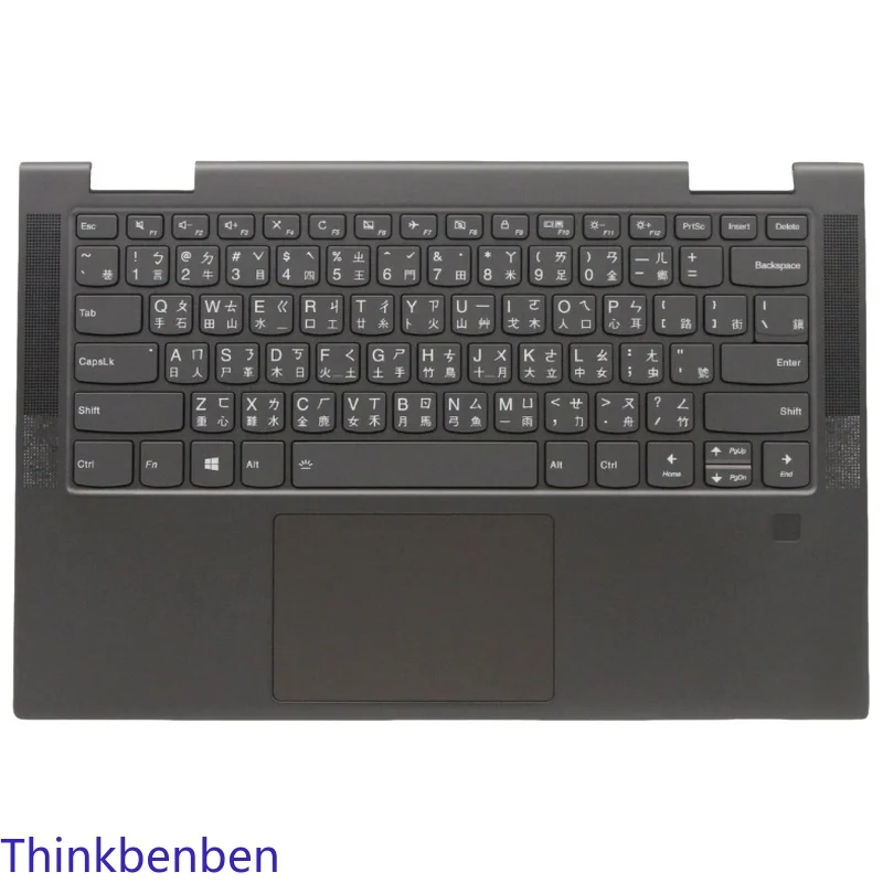 

TW Traditional Iron Gray Keyboard Upper Case Palmrest Shell Cover For Lenovo Yoga C740 14 14IML 5CB0U43947