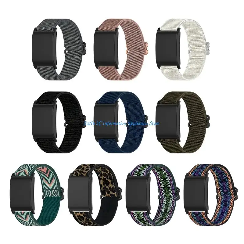 

J0MB Estrecty заменяющая браслета Регулируемая нейлоновая спортивная полоса мягкая и эластичная нейлоновая полоса Простая для