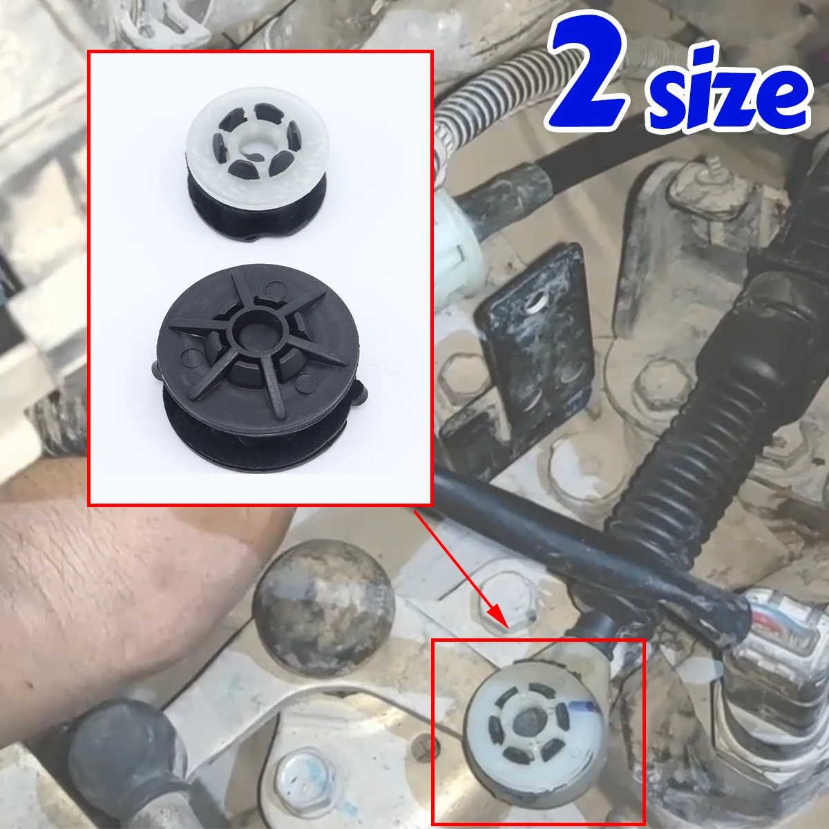 

Gear Shift Lever Linkage Bushing Cable for Nissan Juke I F15 10-2018 Tiida Manual Sleeve Repair 344131KG0A Transmission Grommet