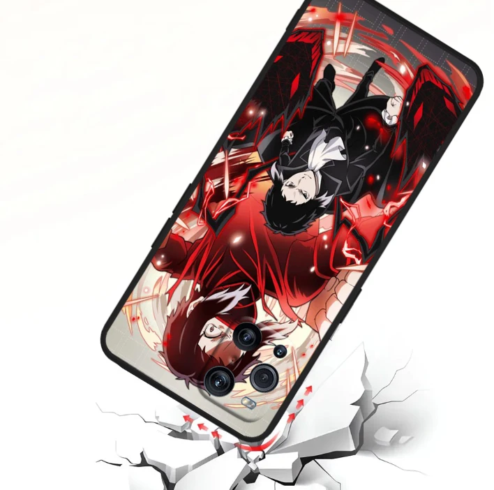 Bungo streunende Hunde coole Anime für Oppo finden x6 x5 x3 a54s a5 a94 a16 a53s a57 a74 a72 a98 a78 a96 a9 5g schwarze Rückseite Telefon hülle