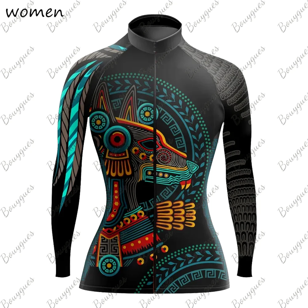 New 2022 Mexico Cycling Jersey MTB Jersey Bicycle Team Cycling Shirt  Long Sleeve Bike Wear Summer Winter Premium Cycle Clothes