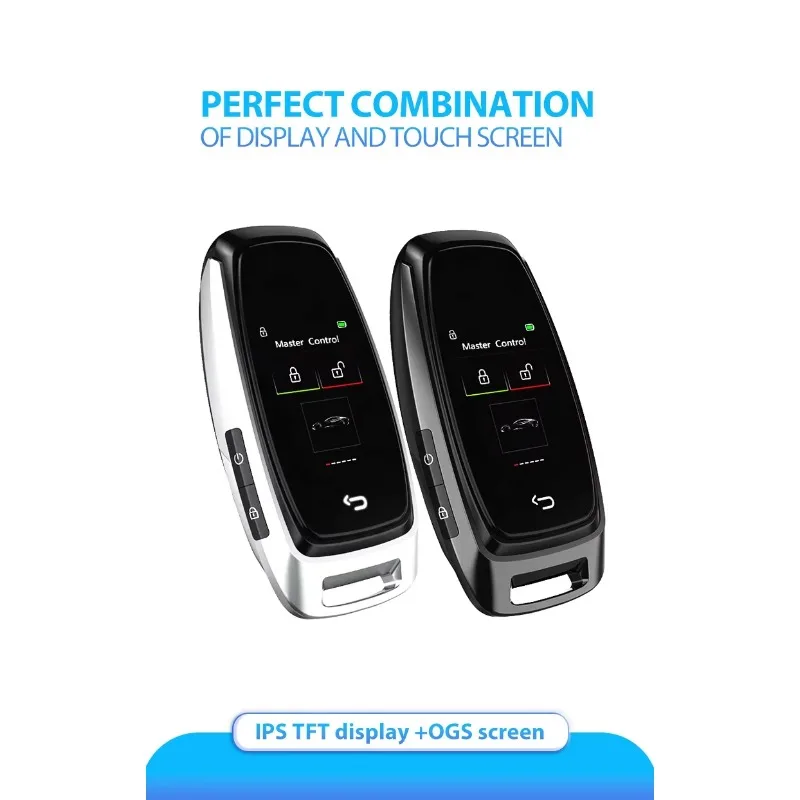New Arrival CF920 Universal Keyless Entry System  Car Touch Screen LCD  Remote Control Key for Start Stop Cars