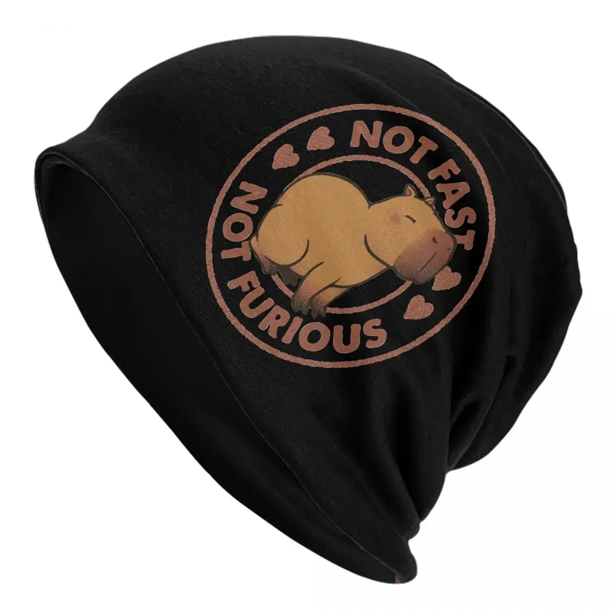 Not Fast Not Furious Capybara Caps Tobe Fonseca Hip Hop Adult Skullies Beanies Hat Spring Warm Head Wrap Bonnet Knitting Hats