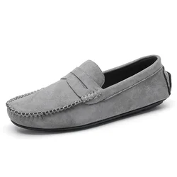 2022 New Cool England Men's Summer Loafers Shoes Moccasin Soft Man Casual Slip-on Cutout Shoes Driving Summer Loafers