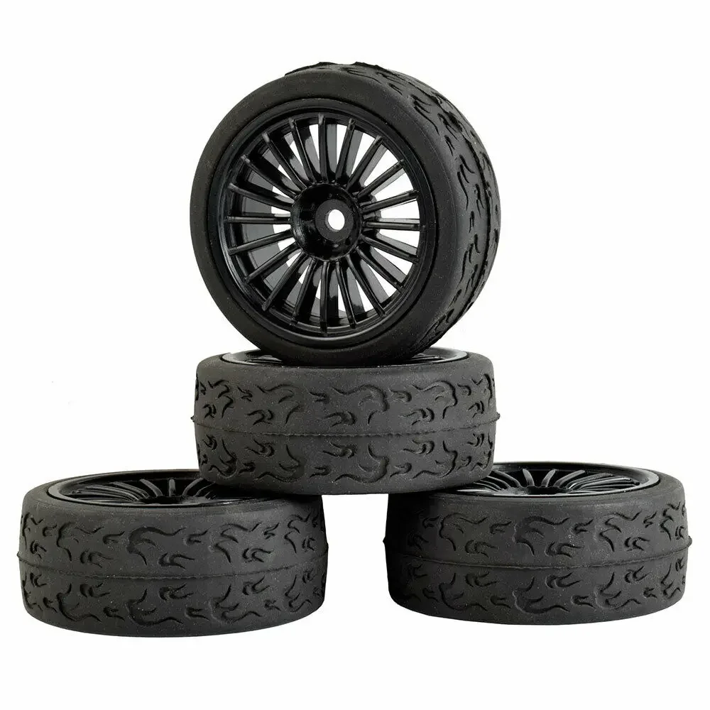 

RC Rim04-6092 Speed Tires & Wheel insert sponge 4PCS For HSP 1/10 1:10 Touring Car