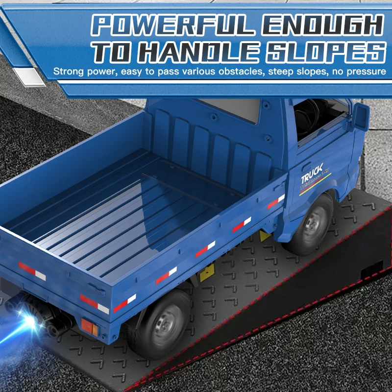 Nowy model samochodu RC KF31 w skali 1/18, mini ciężarówka z funkcją rozpylania, światła, zdalne sterowanie, funkcja driftu, model pojazdu, zabawka, prezent dla dzieci.