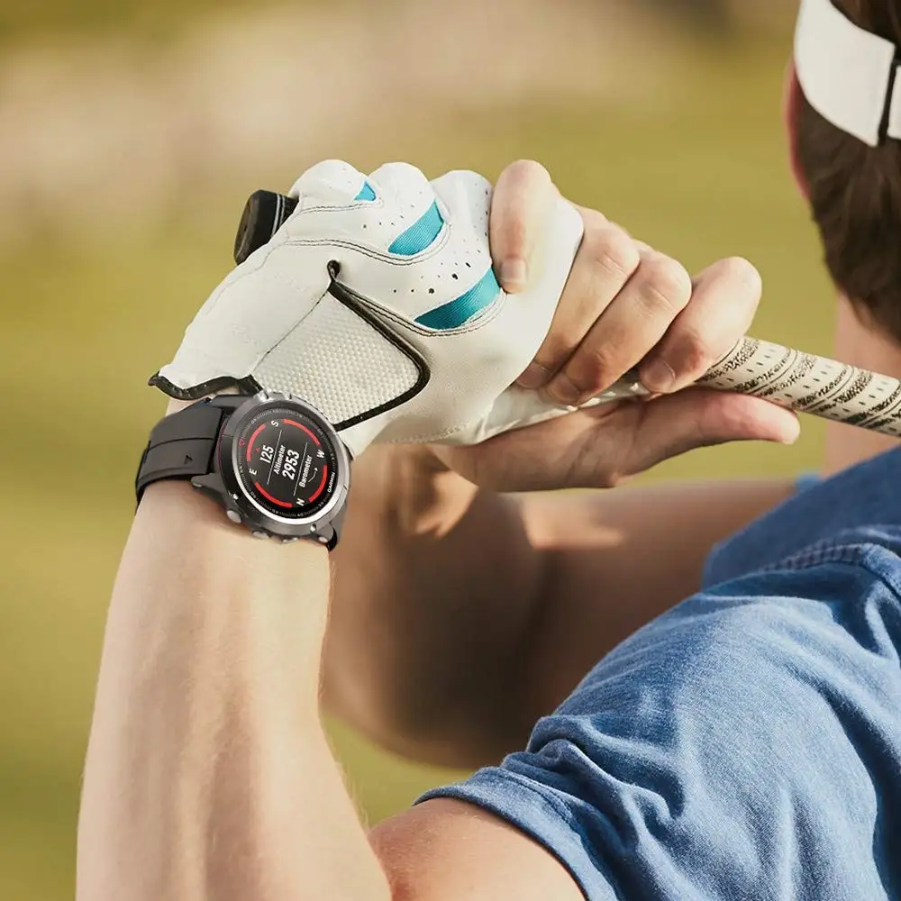 Correa de silicona para reloj, repuesto deportivo Compatible con Fenix 5X Plus, 7X, Garmin Fenix 5X/Fenix 5X Plus/Fenix 6X