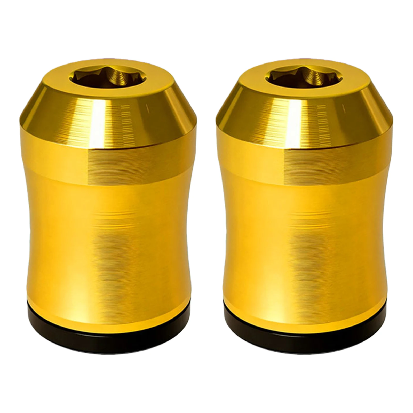 2Pcs Magnetic Screw Rings Aluminum Alloy Magnetized Ring Screwdriver Bits 6.35mm Universal Magnetizer Anti-Slip Car Repair Tool