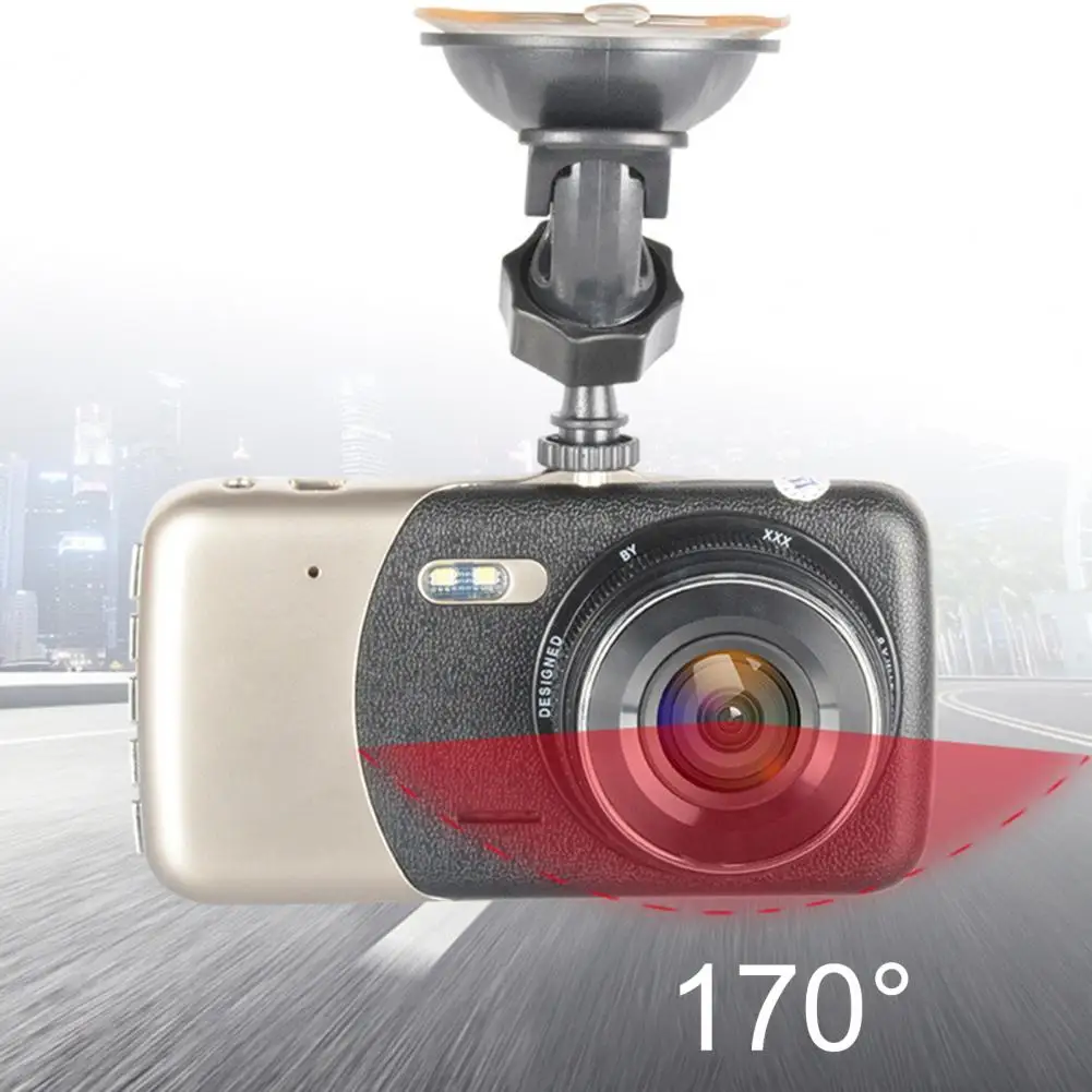 

Car DVR Dash Camera Dual Lens Night Vision 4 Inch 1080p High Clarity Car DVR Digital Video Recorder Car Accessories