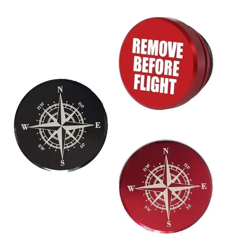 Universal Ejector Button Car Cigarette Lighter Cover Multiple Aluminum Red Ignition Cap 12V Socket Car Accessories