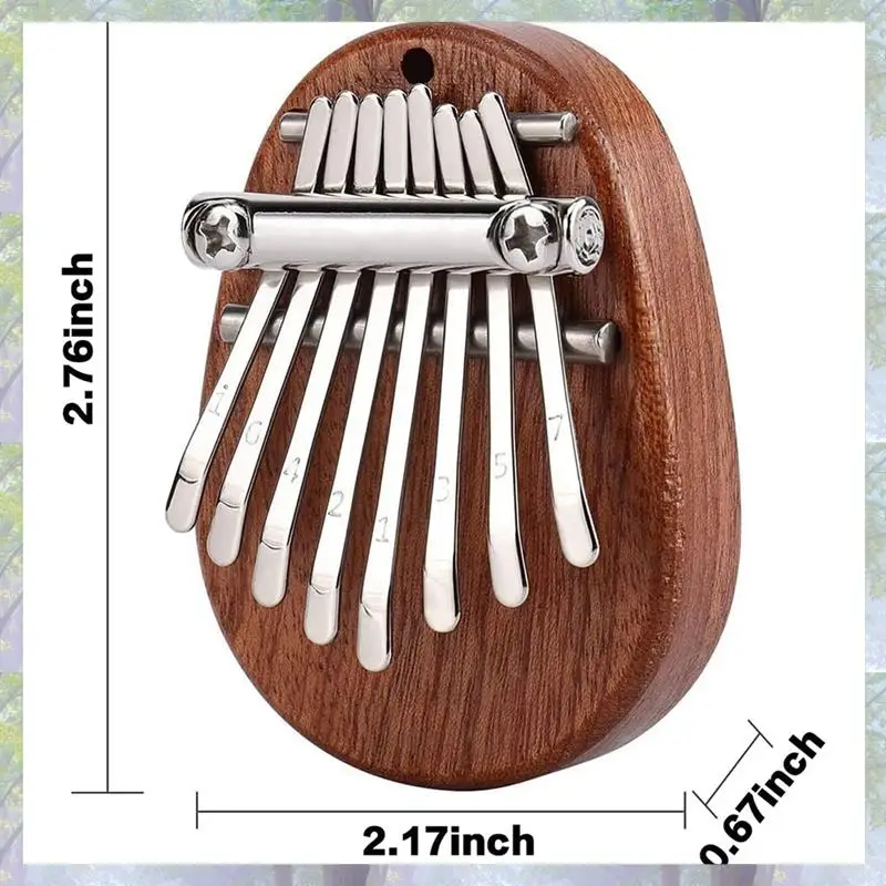 신상품 4개입 칼림바 엄지피아노 8키 미니 엄지피아노 핑거피아노 미니 칼림바 엄지피아노 어린이 성인 악기 액세서리